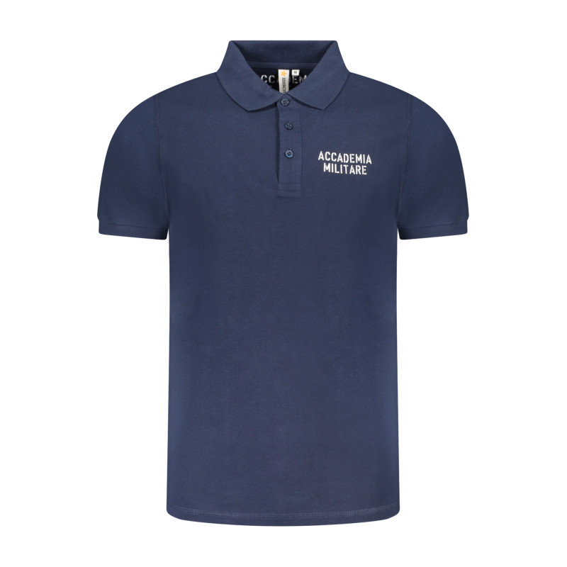 POLO AZUL DE MANGA CORTA PARA HOMBRE DE LA ACADEMIA MILITAR