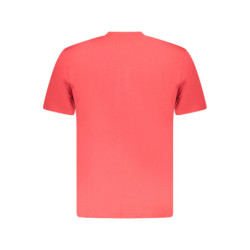 US GRAND MEN'S SHORT-SLEEVED RED T-SHIRT
