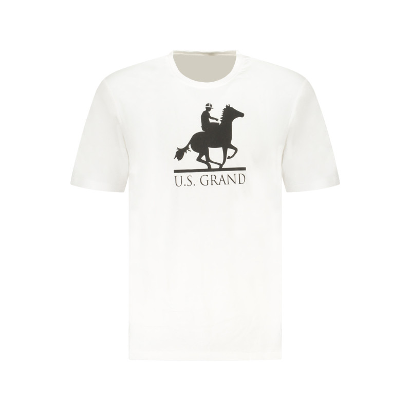 U.S. GRAND T-SHIRT MANICHE CORTE UOMO BIANCO