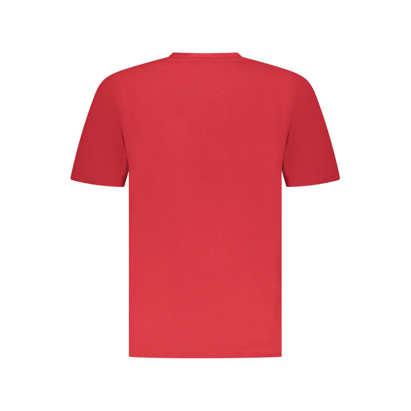US GRAND MEN'S SHORT-SLEEVED RED T-SHIRT