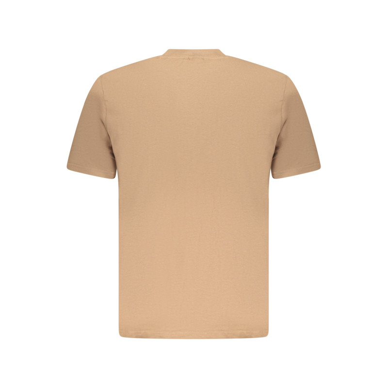 US GRAND Herren-T-Shirt mit kurzen Ärmeln, braun