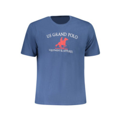 US GRAND MEN'S SHORT-SLEEVE T-SHIRT BLUE