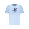 U.S. GRAND T-SHIRT MANICHE CORTE UOMO AZZURRO