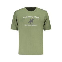 US GRAND MEN'S SHORT-SLEEVED GREEN T-SHIRT