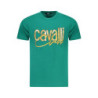 CAMISETA CAVALLI CLASS MANGA CORTA HOMBRE VERDE