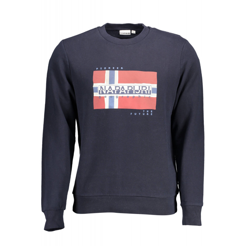 NAPAPIJRI SWEATSHIRT OHNE REISSVERSCHLUSS HERREN BLAU