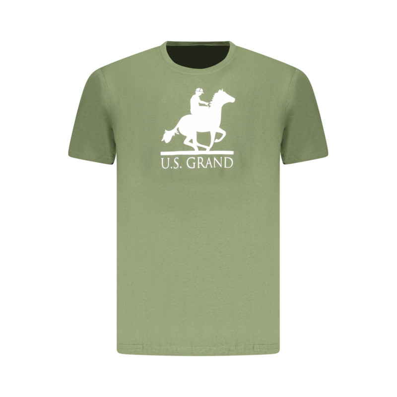 U.S. GRAND T-SHIRT MANICHE CORTE UOMO VERDE