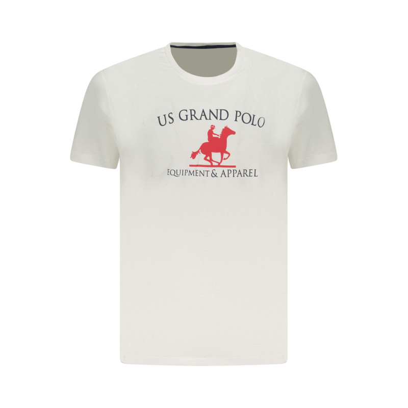 U.S. GRAND T-SHIRT MANICHE CORTE UOMO BIANCO