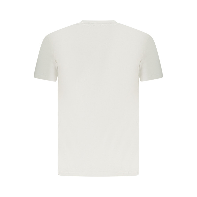 US GRAND Herren-T-Shirt mit kurzen Ärmeln, weiß