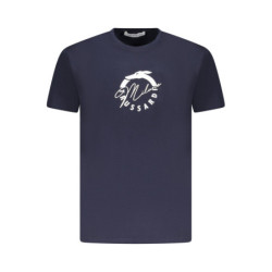 Trussardi Herren Kurzarm T-Shirt Blau