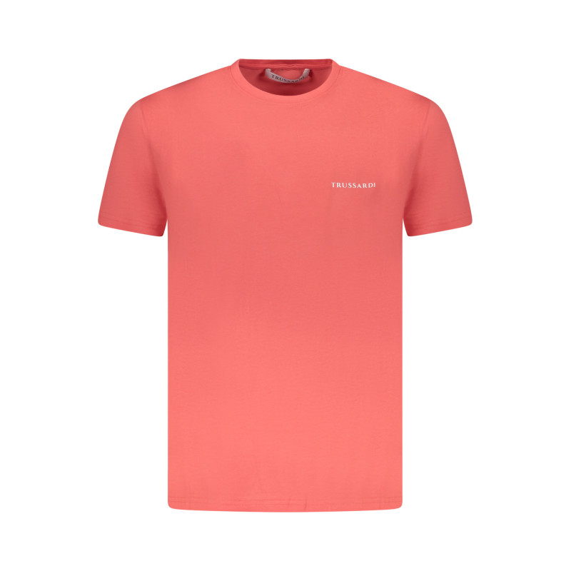 TRUSSARDI T-SHIRT MANICHE CORTE UOMO ROSA