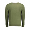 NAPAPIJRI MEN'S GREEN SWEATER