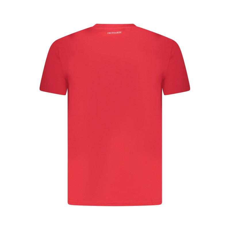 TRUSSARDI T-SHIRT MANICHE CORTE UOMO ROSSO