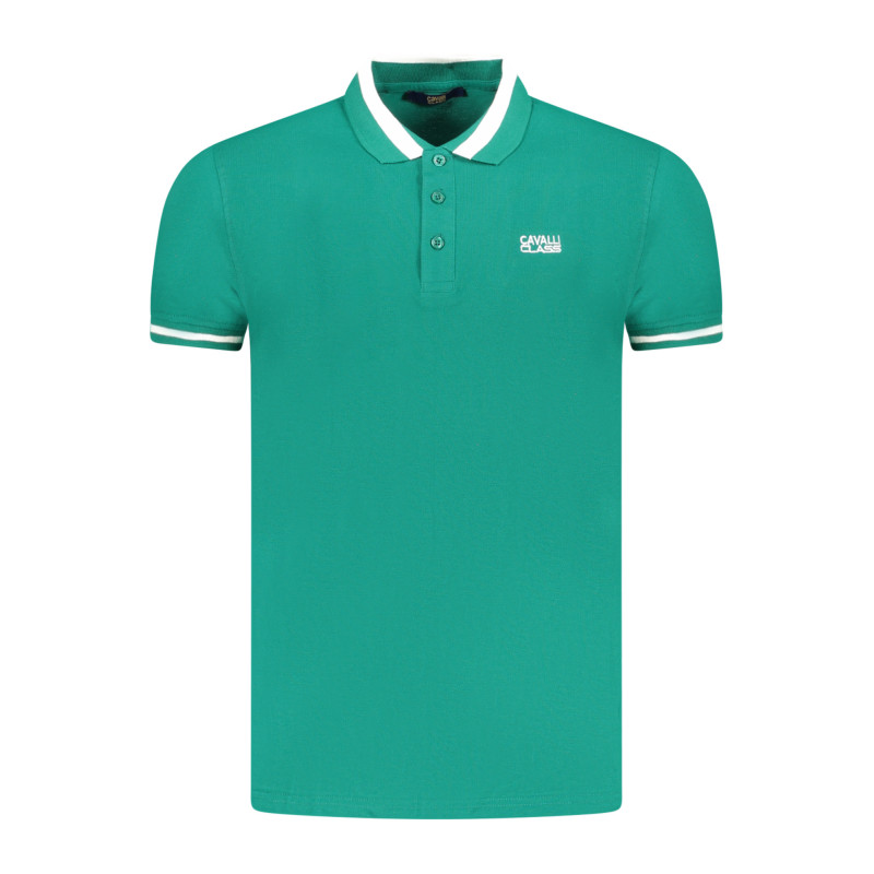 CAVALLI CLASS POLO KURZARM HERREN GRÜN