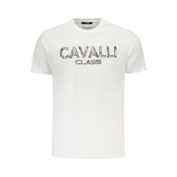 CAMISETA CAVALLI CLASS DE MANGA CORTA PARA HOMBRE BLANCA
