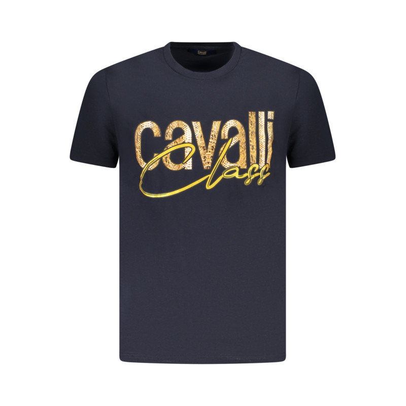CAVALLI CLASS KURZARM-T-SHIRT HERREN BLAU