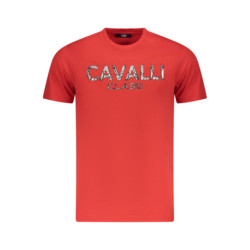 CAVALLI CLASS SHORT SLEEVE T-SHIRT MEN RED