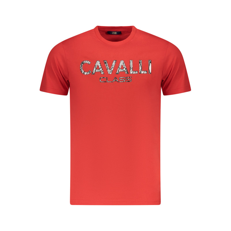 CAVALLI CLASS SHORT SLEEVE T-SHIRT MEN RED