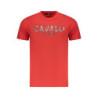 CAVALLI CLASS KURZARM T-SHIRT HERREN ROT
