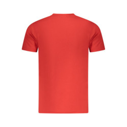 CAVALLI CLASS KURZARM T-SHIRT HERREN ROT