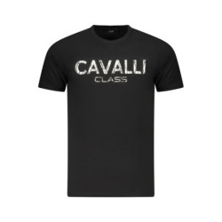 CAVALLI CLASS T-SHIRT MANICHE CORTE UOMO NERO