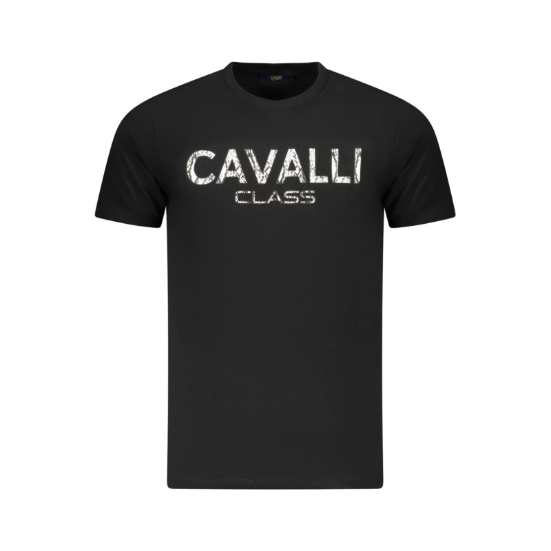CAVALLI CLASS KURZARM T-SHIRT HERREN SCHWARZ