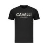 CAVALLI CLASS SHORT SLEEVE T-SHIRT MEN BLACK