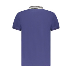 CAVALLI CLASS POLO MANCHES COURTES HOMME BLEU