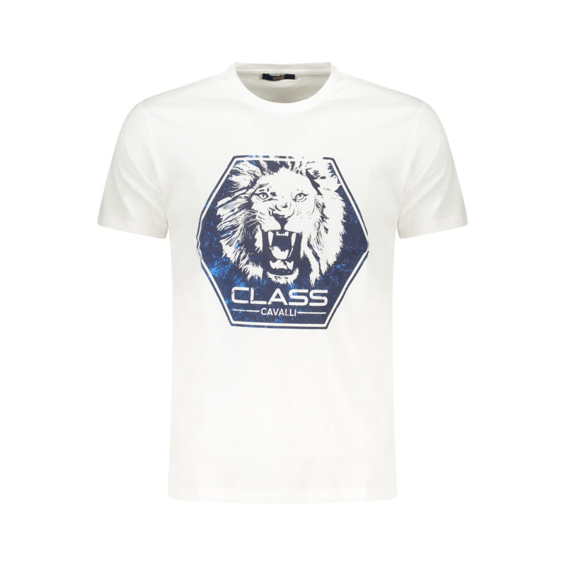 CAVALLI CLASS T-SHIRT MANICHE CORTE UOMO BIANCO