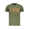 T-SHIRT À MANCHES COURTES CAVALLI CLASS HOMME VERT