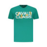 CAVALLI CLASS T-SHIRT MANICHE CORTE UOMO VERDE