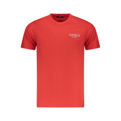 CAVALLI CLASS T-SHIRT MANICHE CORTE UOMO ROSSO