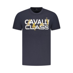 CAMISETA CAVALLI CLASS DE MANGA CORTA PARA HOMBRE AZUL