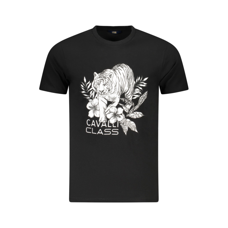 CAVALLI CLASS T-SHIRT MANICHE CORTE UOMO NERO