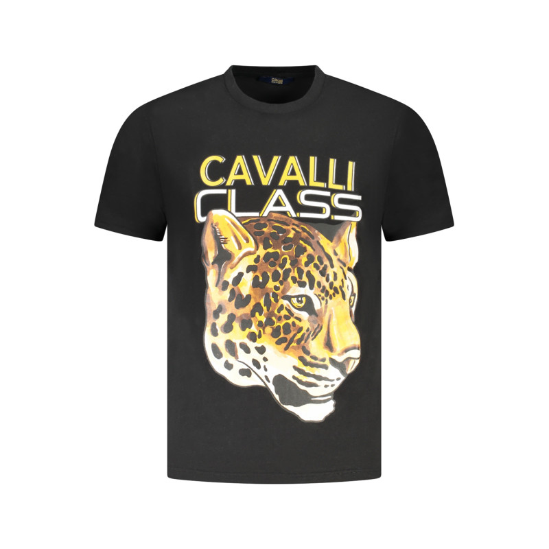 CAVALLI CLASS SHORT SLEEVE T-SHIRT MEN BLACK