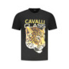 CAMISETA DE MANGA CORTA CAVALLI CLASS HOMBRE NEGRA