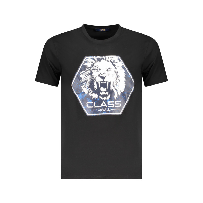 T-SHIRT À MANCHES COURTES CAVALLI CLASS HOMME NOIR