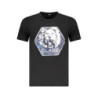 CAVALLI CLASS KURZARM T-SHIRT HERREN SCHWARZ