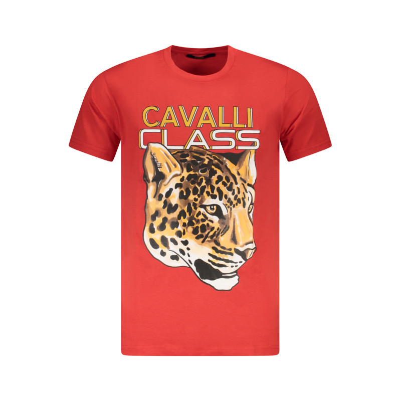 CAVALLI CLASS SHORT SLEEVE T-SHIRT MEN RED