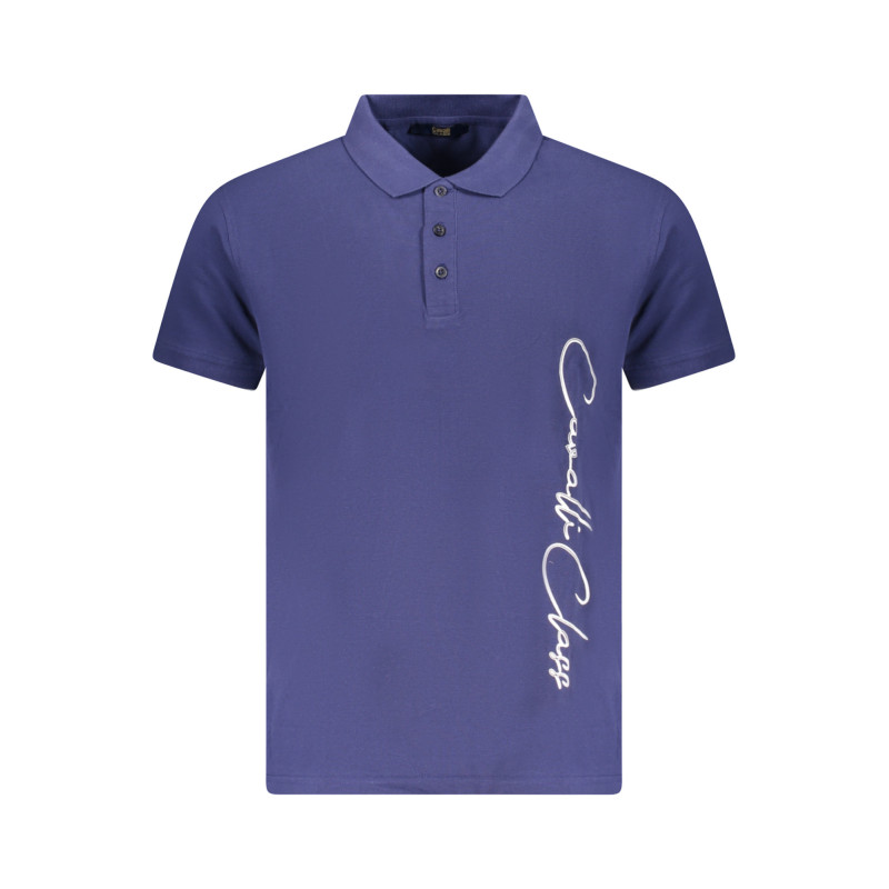 CAVALLI CLASS POLO KURZARM HERREN BLAU