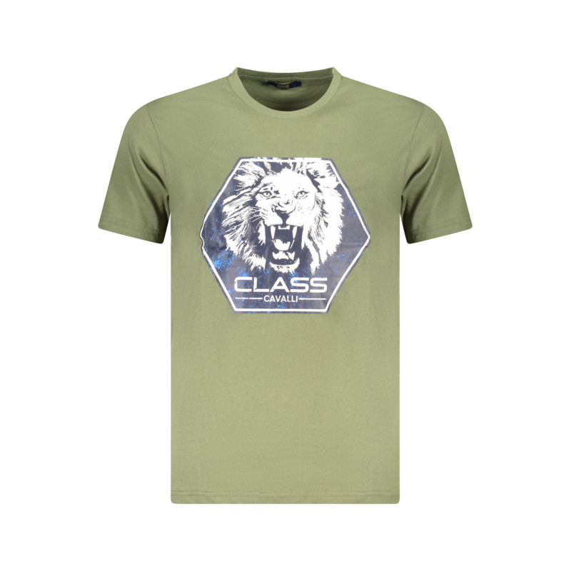 CAVALLI CLASS SHORT SLEEVE T-SHIRT MEN GREEN