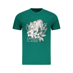 CAVALLI CLASS SHORT SLEEVE T-SHIRT MEN GREEN