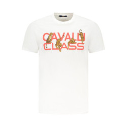 CAMISETA CAVALLI CLASS DE MANGA CORTA PARA HOMBRE BLANCA
