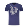 CAVALLI CLASS T-SHIRT MANICHE CORTE UOMO BLU