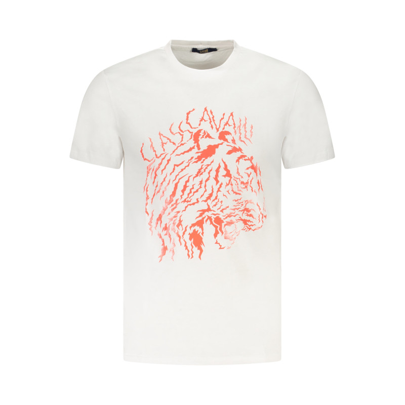 T-SHIRT À MANCHES COURTES CAVALLI CLASS HOMME BLANC