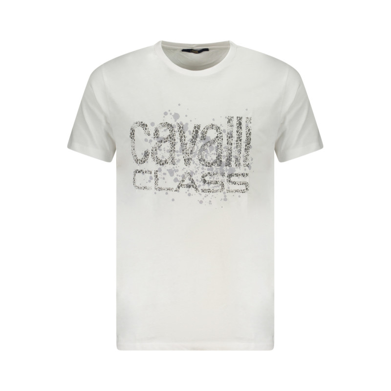 CAVALLI CLASS SHORT SLEEVE T-SHIRT MEN WHITE