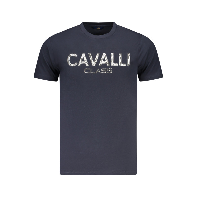 CAVALLI CLASS T-SHIRT MANICHE CORTE UOMO BLU