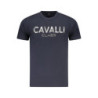 CAMISETA CAVALLI CLASS DE MANGA CORTA PARA HOMBRE AZUL