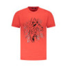 CAVALLI CLASS T-SHIRT MANICHE CORTE UOMO ROSSO