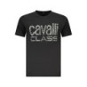 CAMISETA DE MANGA CORTA CAVALLI CLASS HOMBRE NEGRA